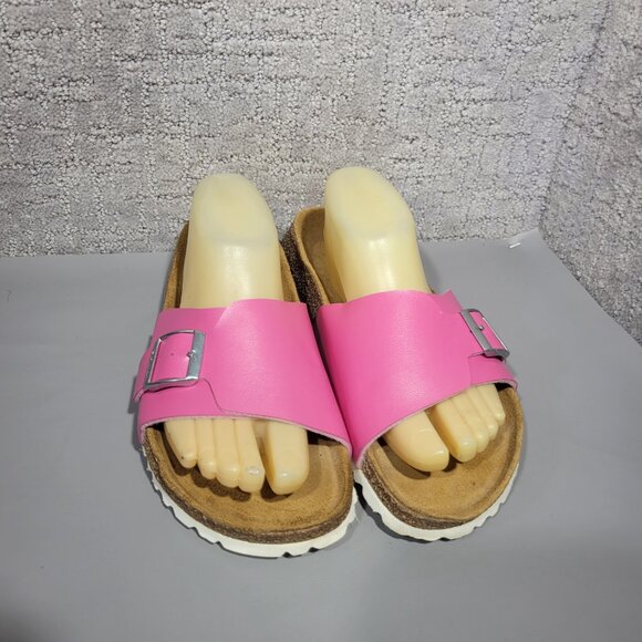 Betula Birkenstock Catalina Unisex Size US L10 M8 Pink Birko-Flor Slide Sandal - Picture 9 of 13